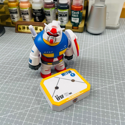 Magnetic Building Block Version Fat Gundam Model