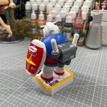 Magnetic Building Block Version Fat Gundam Model
