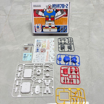 Magnetic Building Block Version Fat Gundam Model