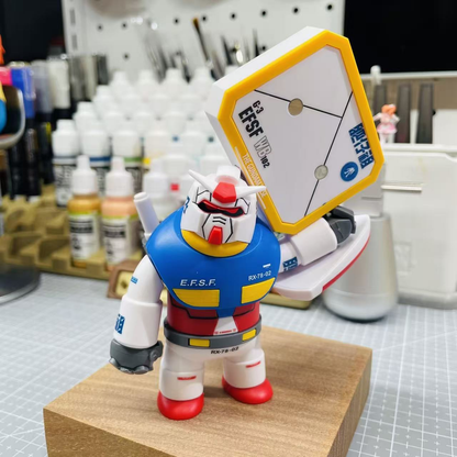 Magnetic Building Block Version Fat Gundam Model