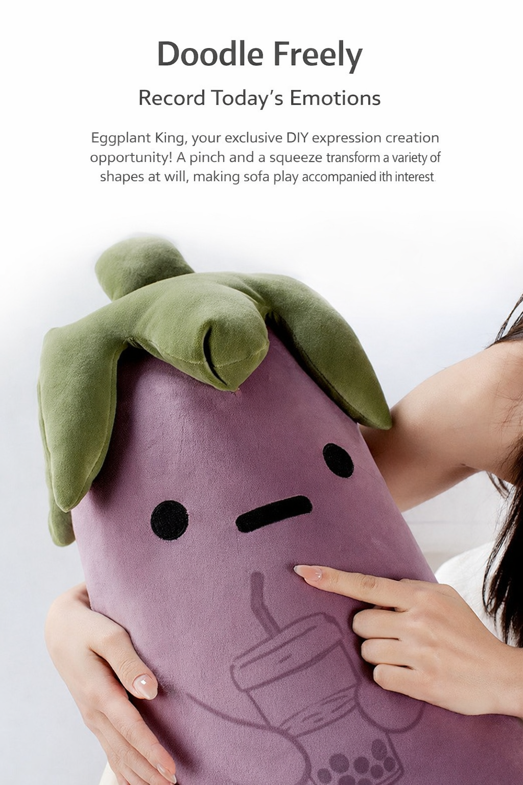 Sleep Soothing Patting Plush Pillow – Comforting & Huggable