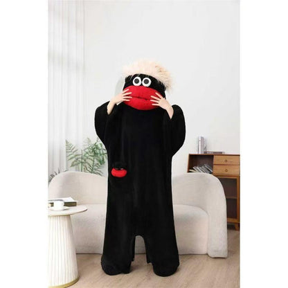 Ugly-Cute Big Mouth Hoodie Pajama Onesie 😜