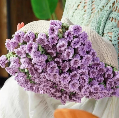 Handmade Crochet Rose Bouquet Blanket (Finished Product)