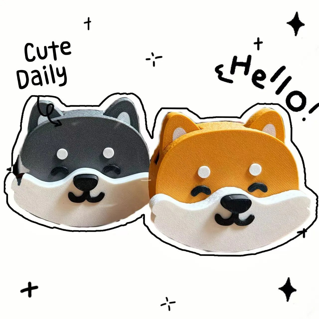 🌟Cute Pet Doorbell Fridge Magnet – Press the Nose & Watch the Ears Wiggle!