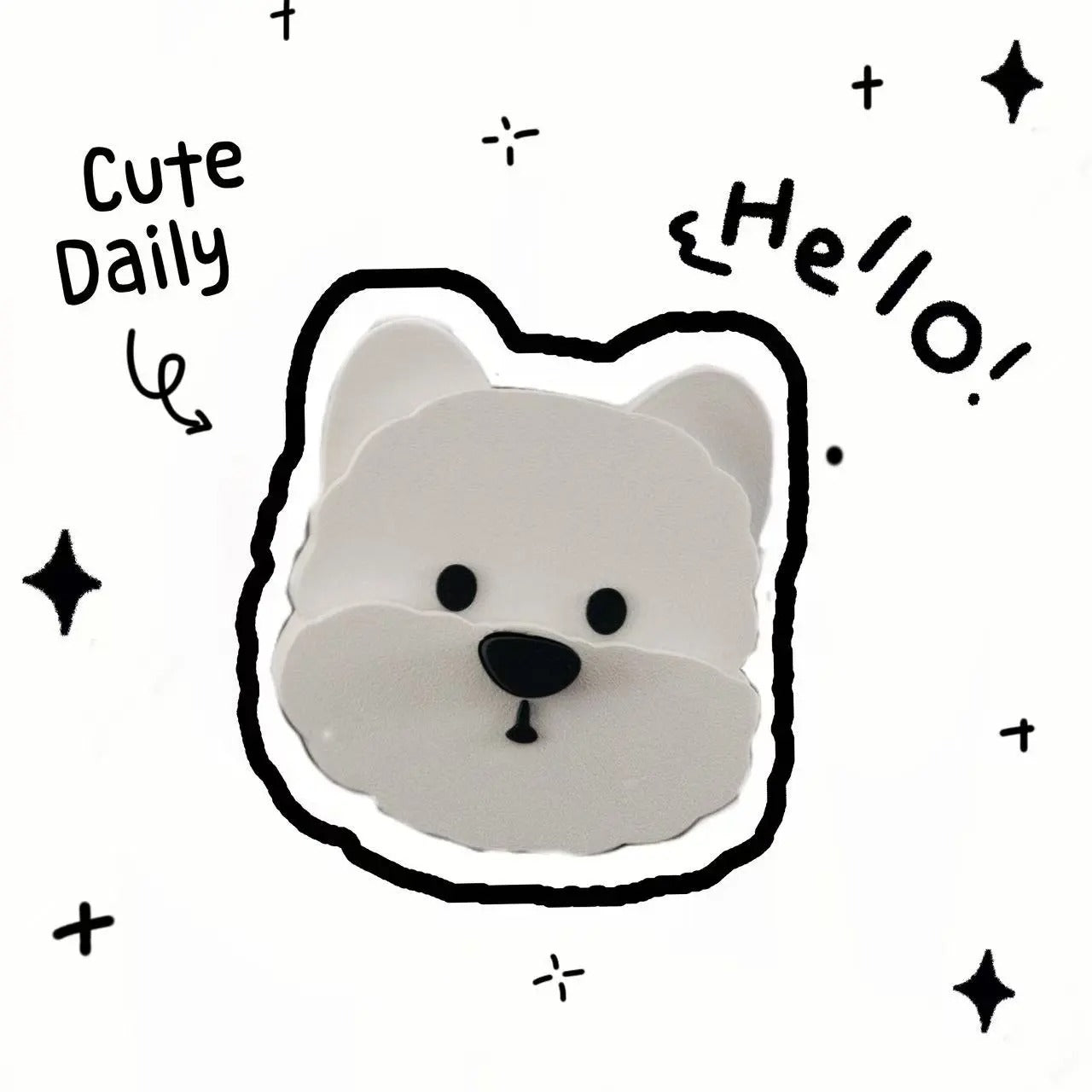 🌟Cute Pet Doorbell Fridge Magnet – Press the Nose & Watch the Ears Wiggle!