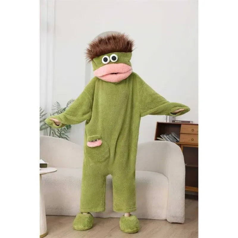 Ugly-Cute Big Mouth Hoodie Pajama Onesie 😜