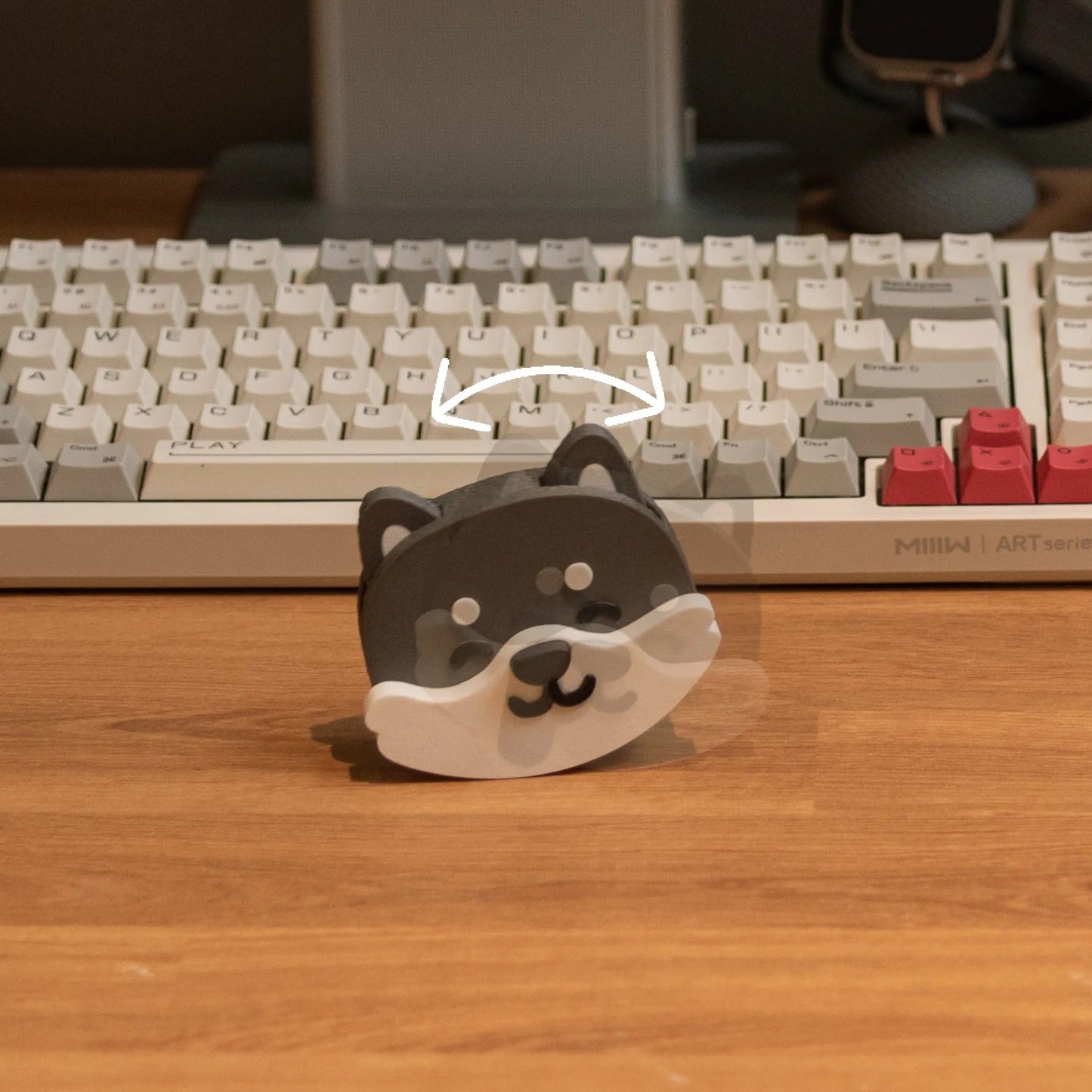 🌟Cute Pet Doorbell Fridge Magnet – Press the Nose & Watch the Ears Wiggle!
