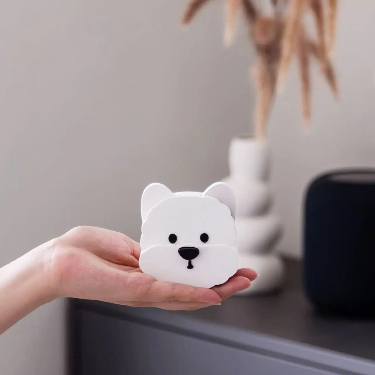 🌟Cute Pet Doorbell Fridge Magnet – Press the Nose & Watch the Ears Wiggle!